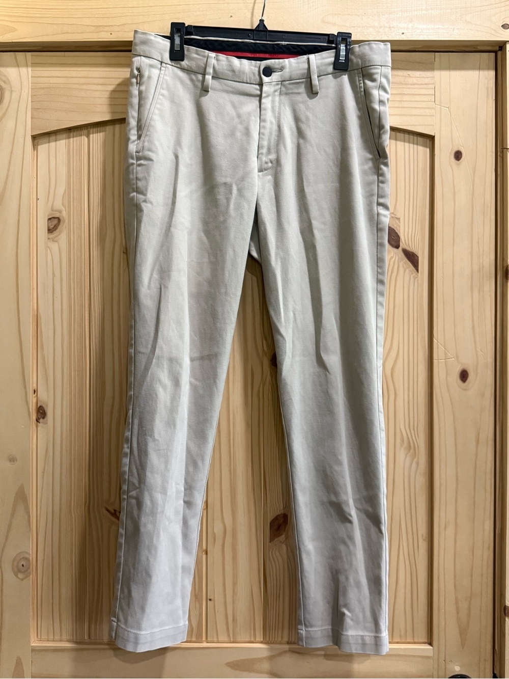 Kenneth Cole Classic Slim Dress Pants in Light Beige